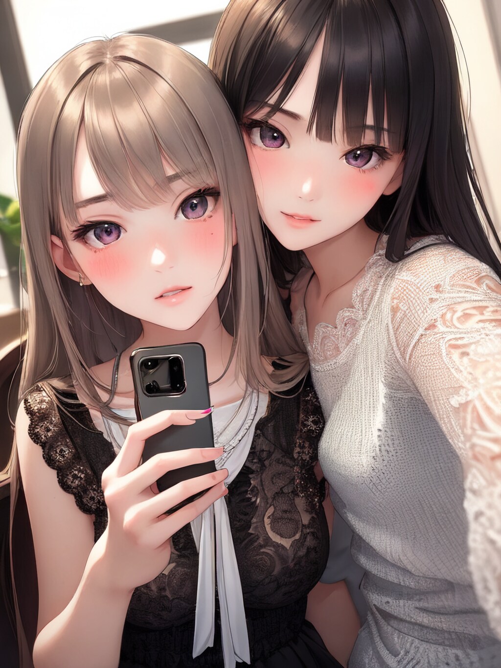自撮り風