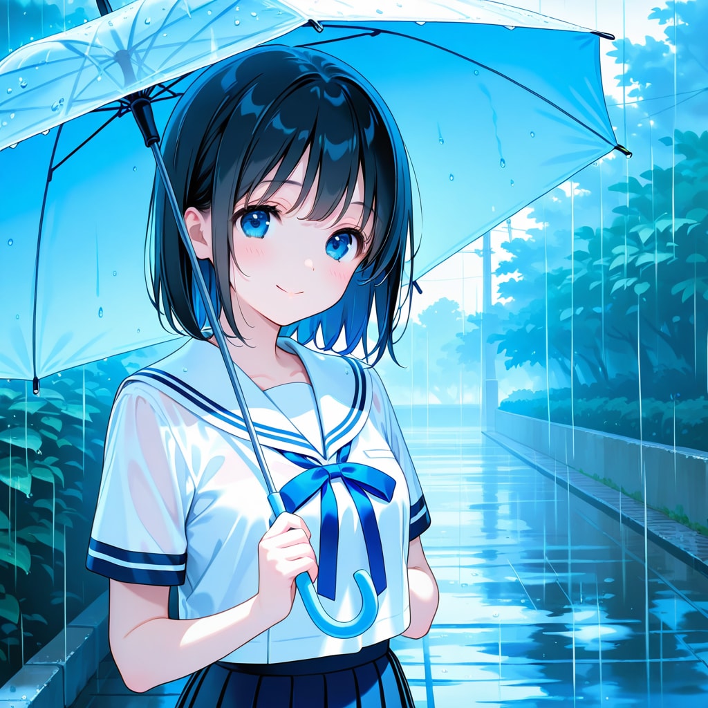 雨の日 | の人気AIイラスト・グラビア