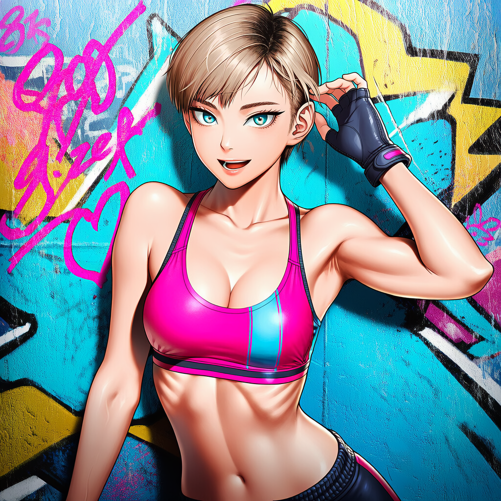 MMAファイターのサイン付きポトレ