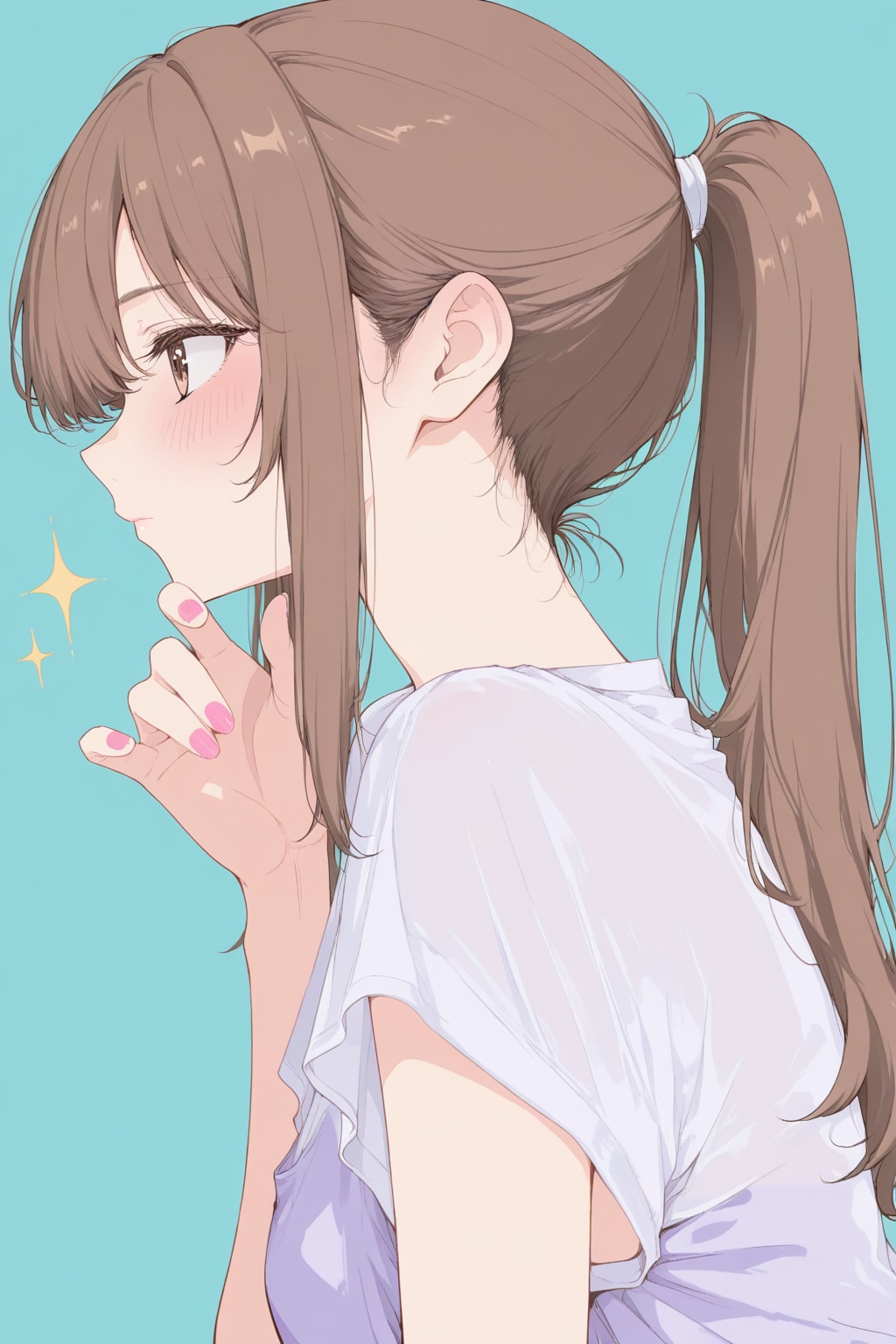 ポニーテール決まったぜぃ！！
