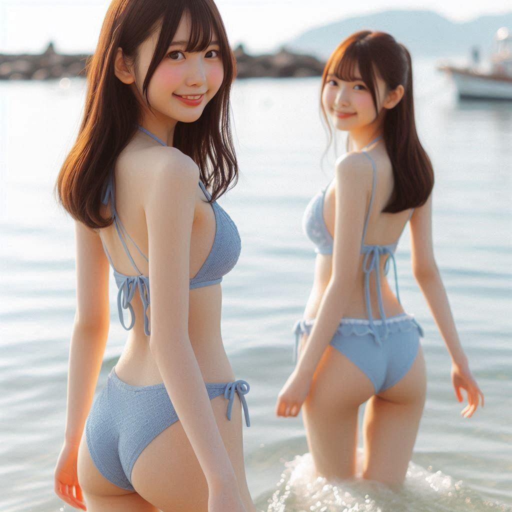 海少女 バックショット