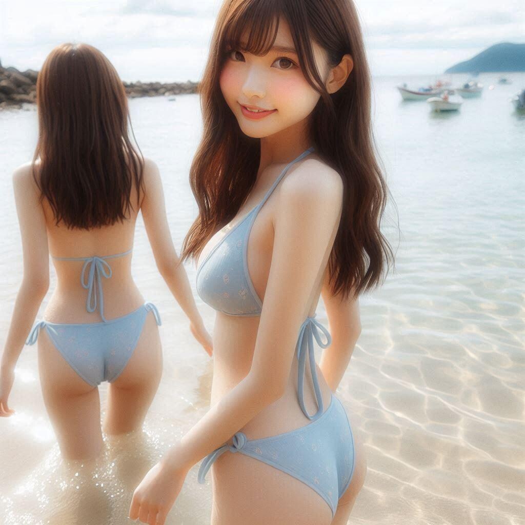 海少女 バックショット