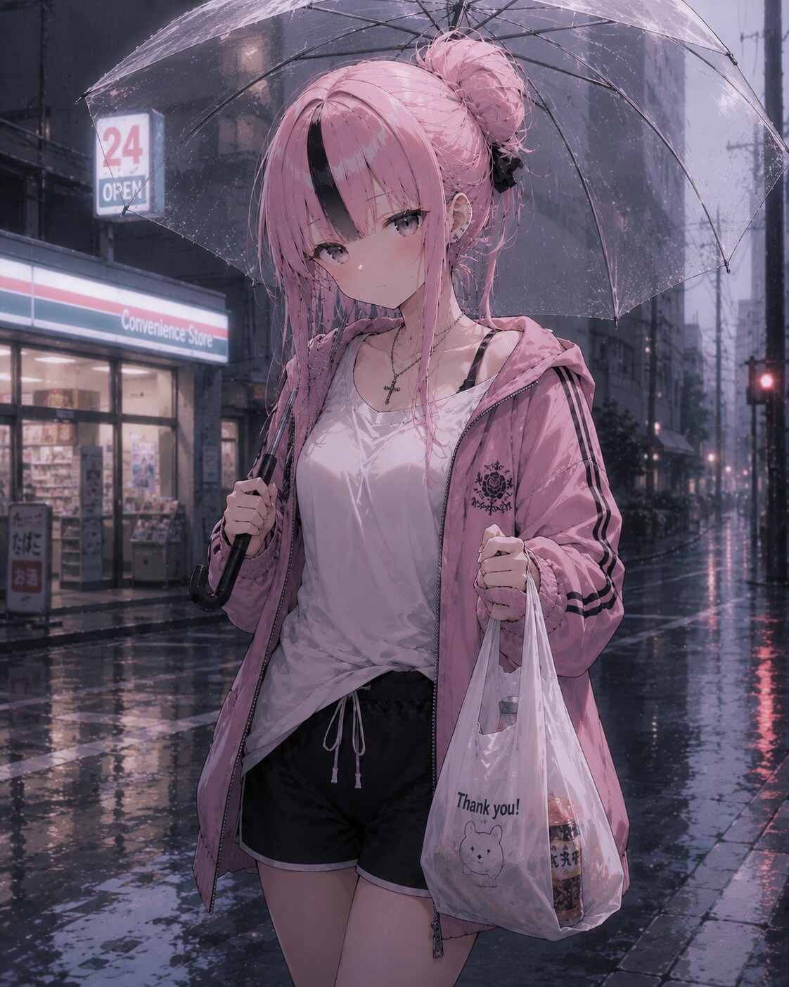 雨の日の心春ちゃん