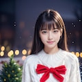 ふわふわセーター姿が温かいJKとXmas妄想デート20作! 8枚目