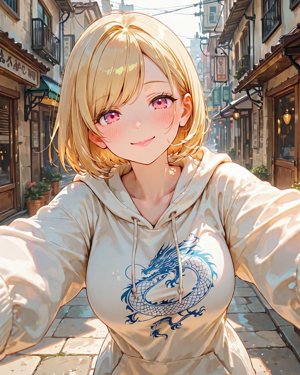 ダボっとパーカー