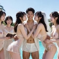 一夫多妻婚　プールSIDE 3枚目