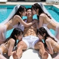 一夫多妻婚　プールSIDE 8枚目