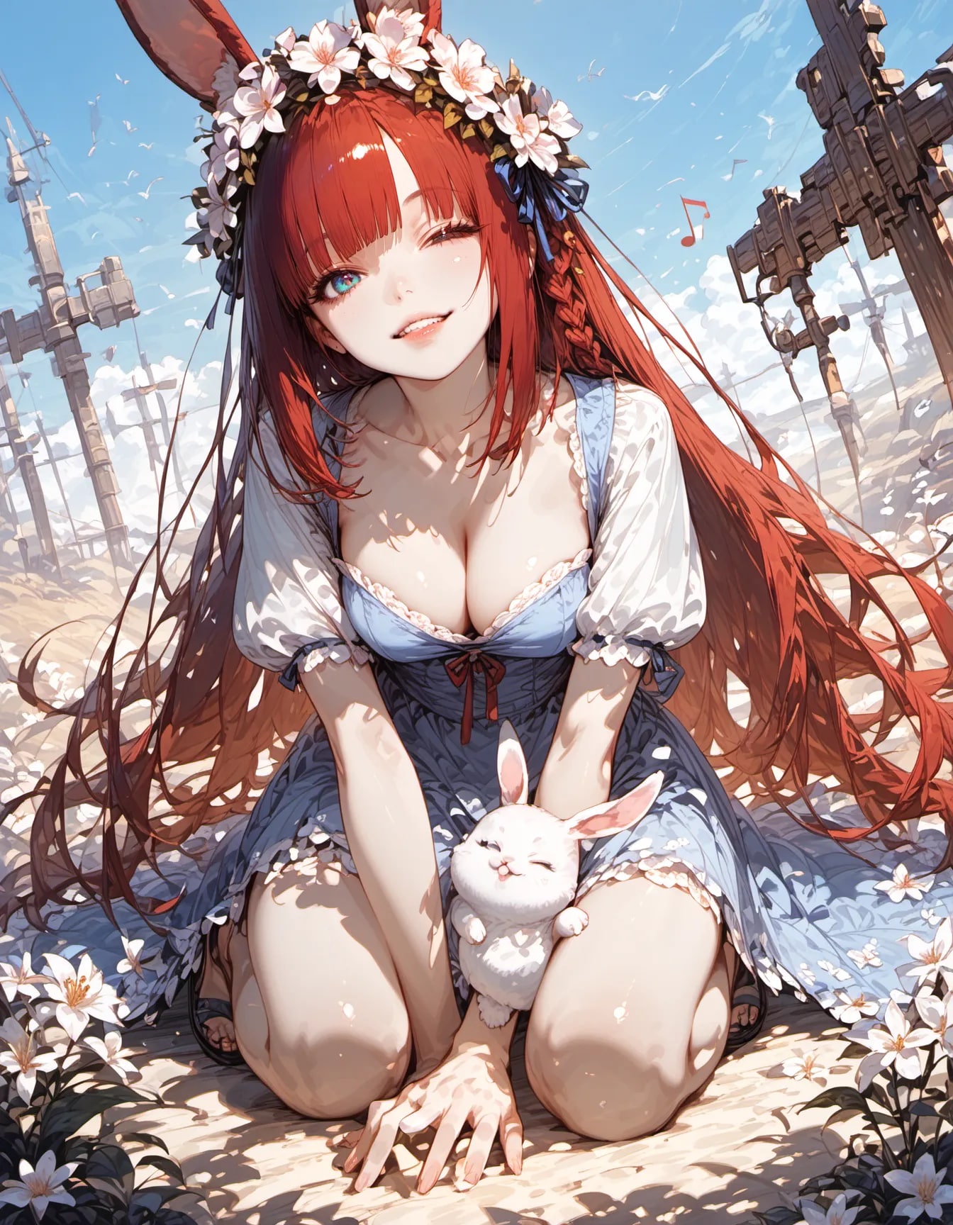 Bloom in the Desolation | の人気AIイラスト・グラビア