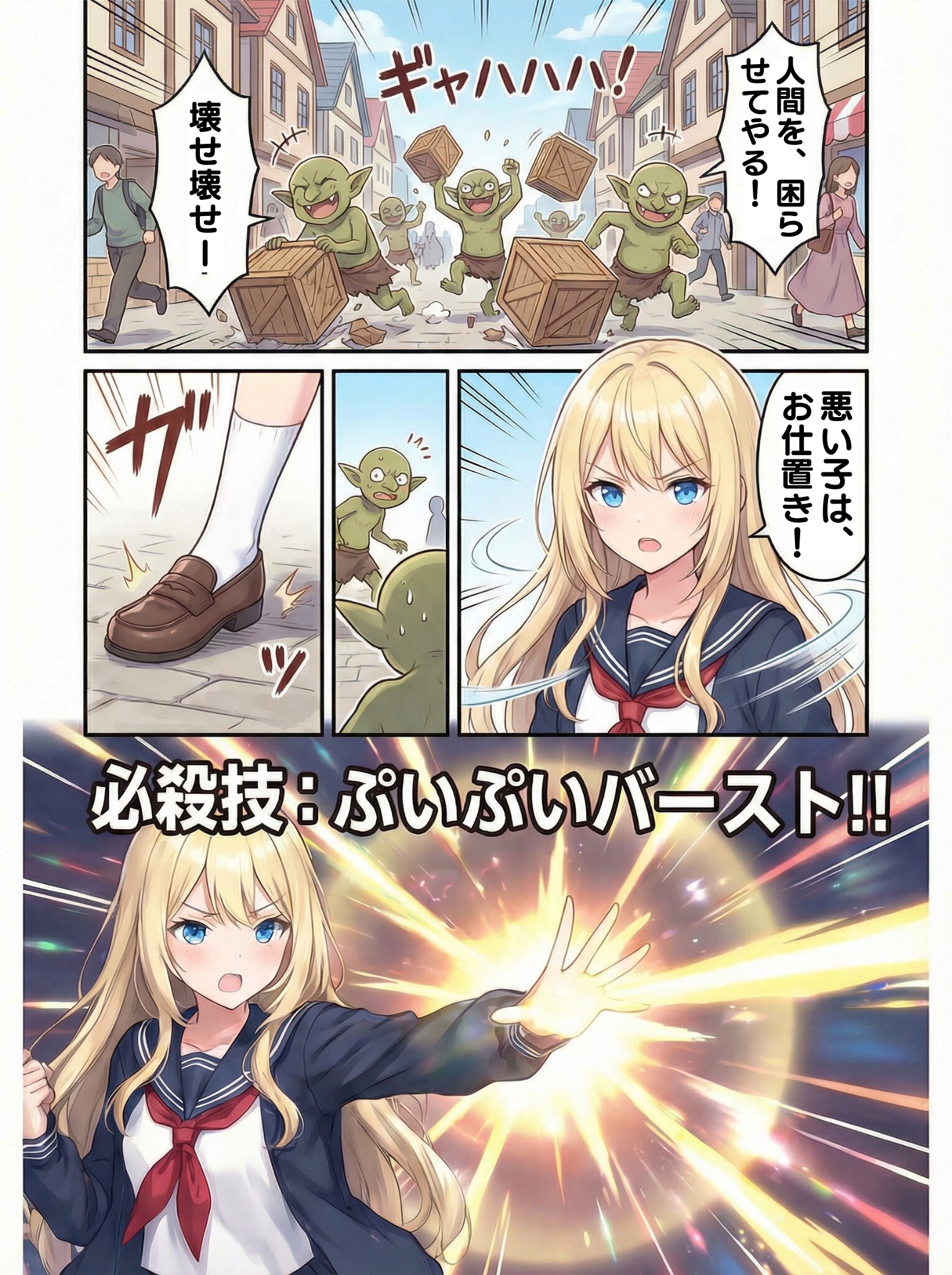 嘘漫画【ぷいぷいバースト】