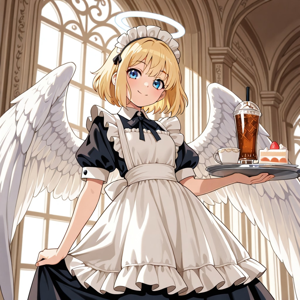 ギャル天使さんとケーキ | の人気AIイラスト・グラビア