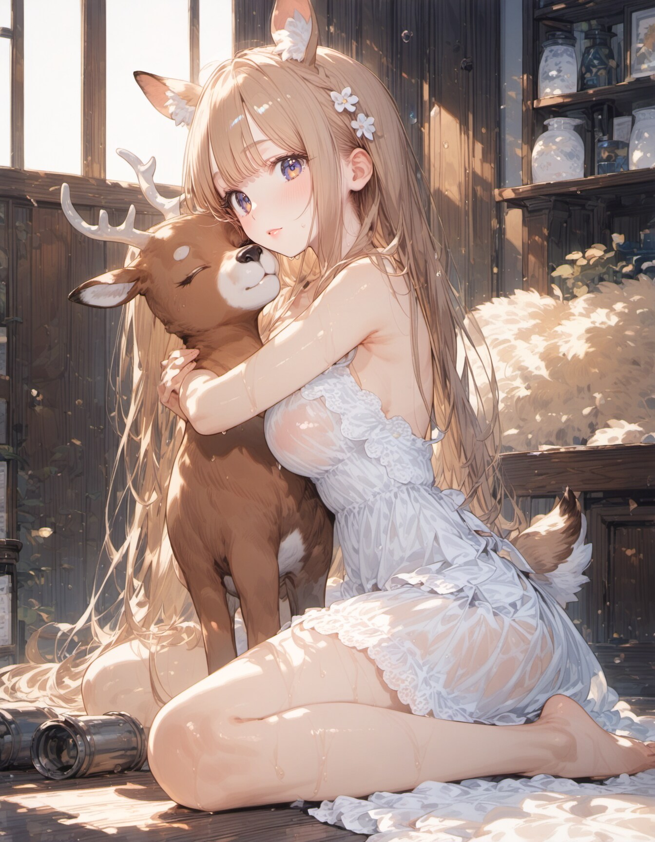 Deer's Embrace | の人気AIイラスト・グラビア