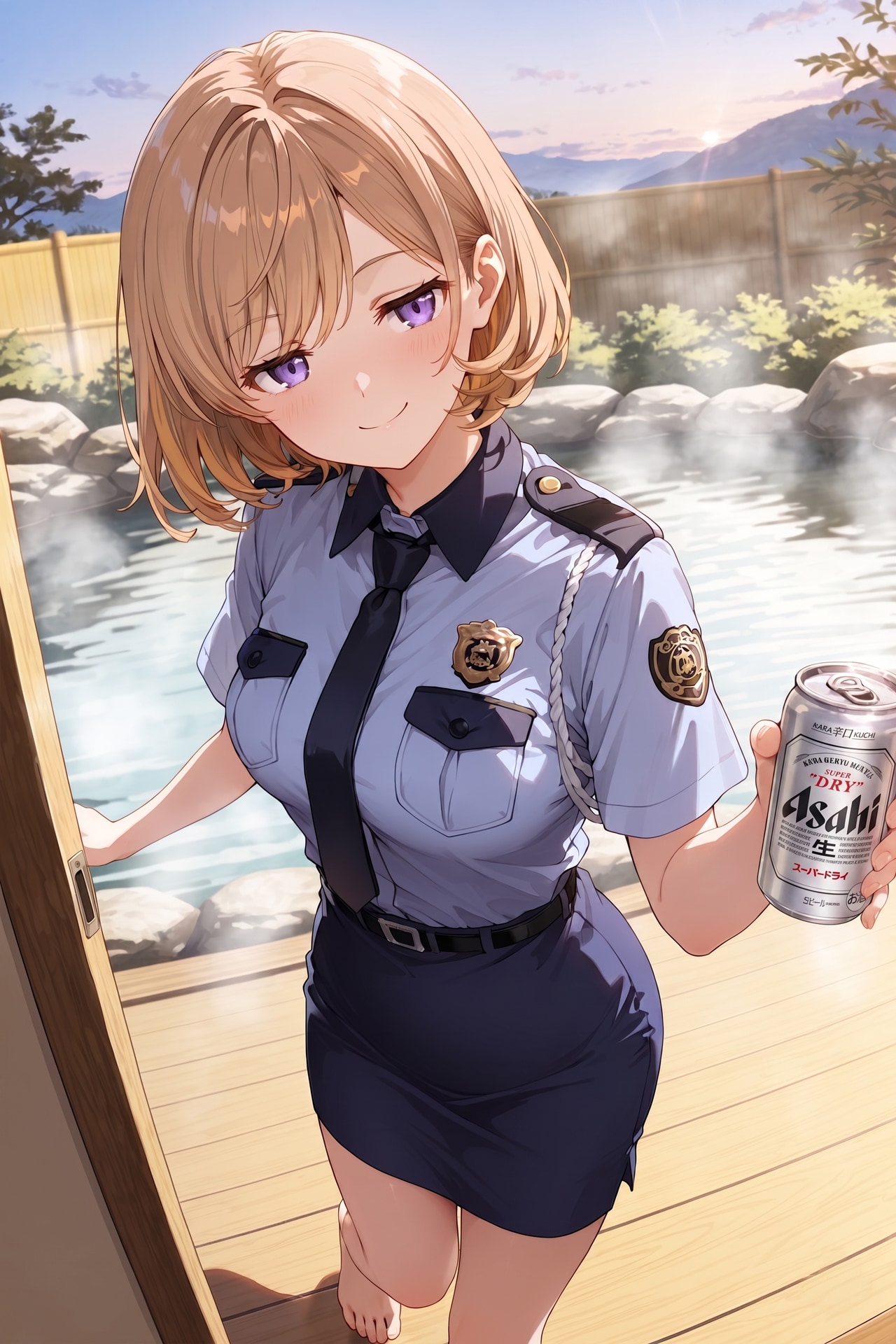 ジト目婦警さんとビール ～乾さつきのドライな日常～ Z531