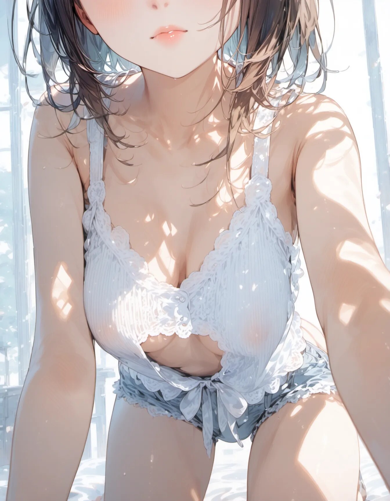 Sunlit Lace Reverie