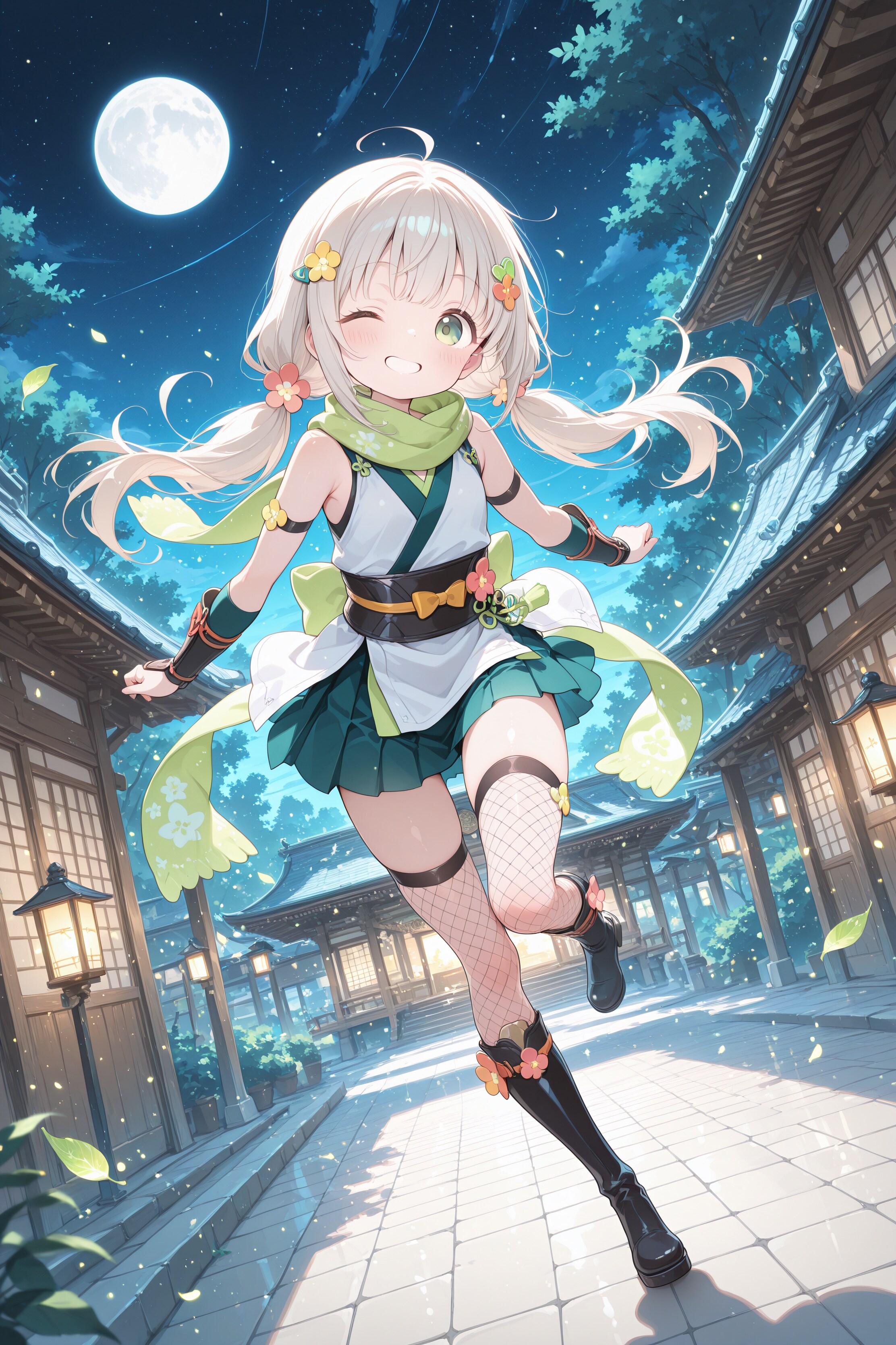 月夜のウインク