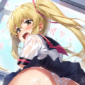 教室のロングツインテちゃん 4枚目