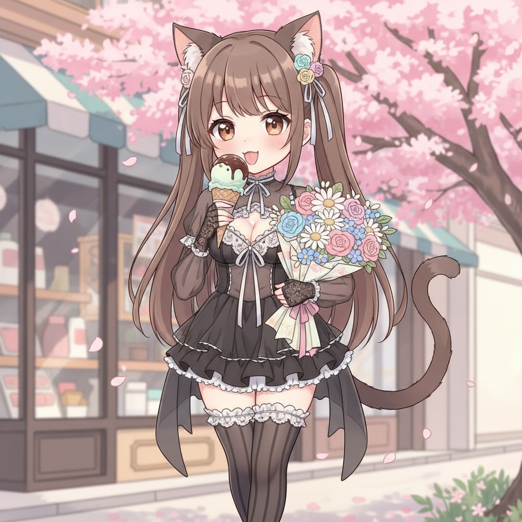 茶ツイにゃん。2月19日 #チョコミントの日