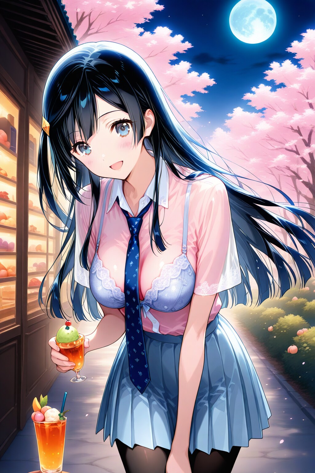 せっつーと桃の花