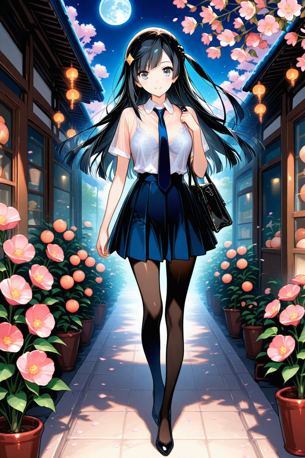 せっつーと桃の花