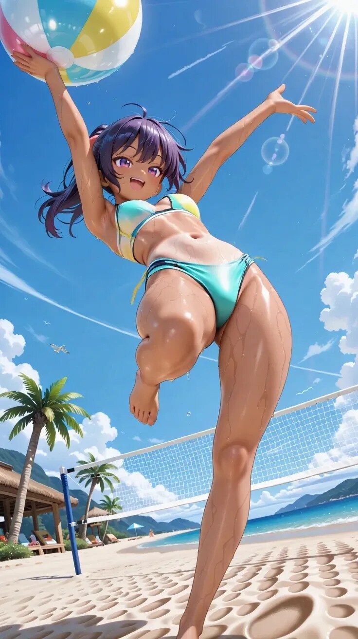 ビーチボールバレー