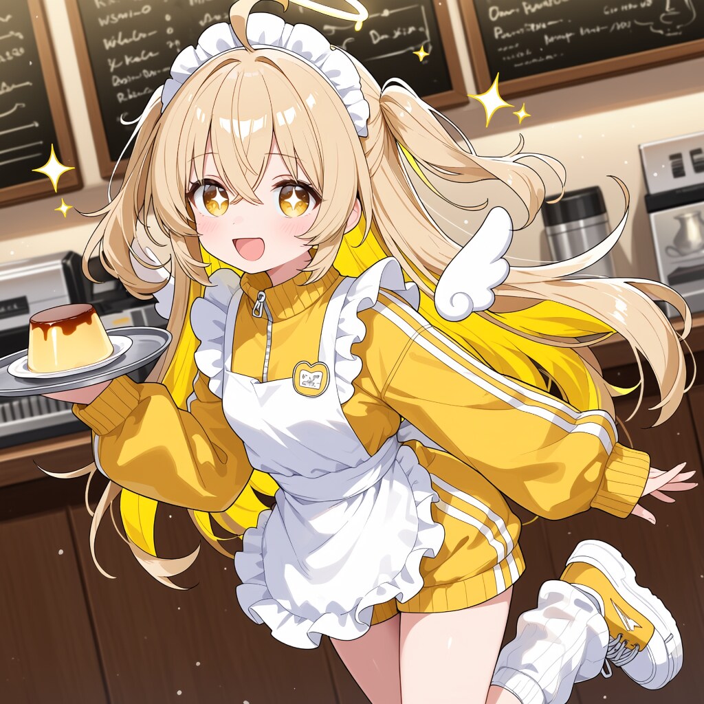 ジャージメイド喫茶で職業体験 | の人気AIイラスト・グラビア
