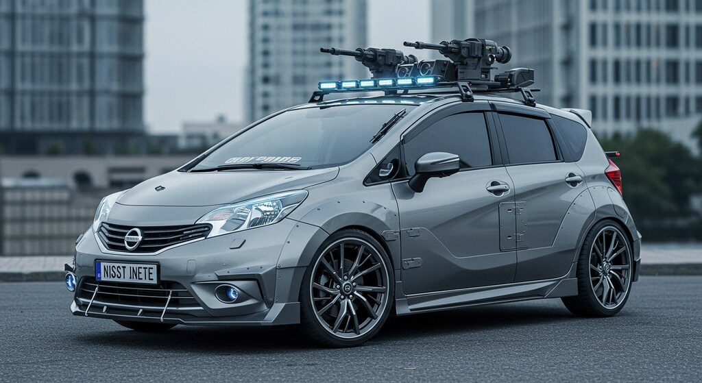 日産ノート軍用車