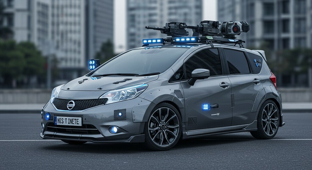 日産ノート軍用車