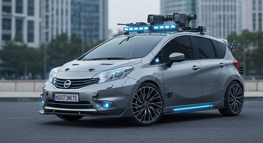 日産ノート軍用車