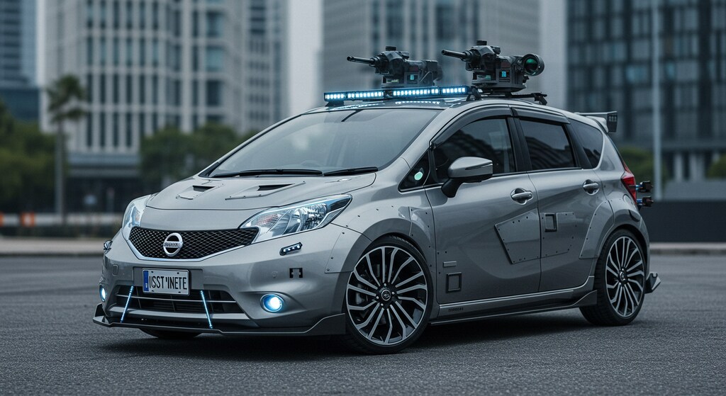 日産ノート軍用車