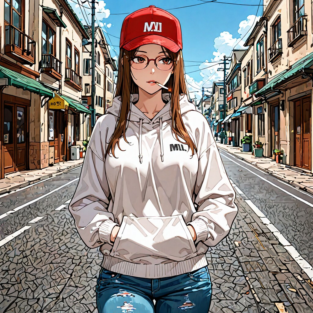 くつろぐ中年女