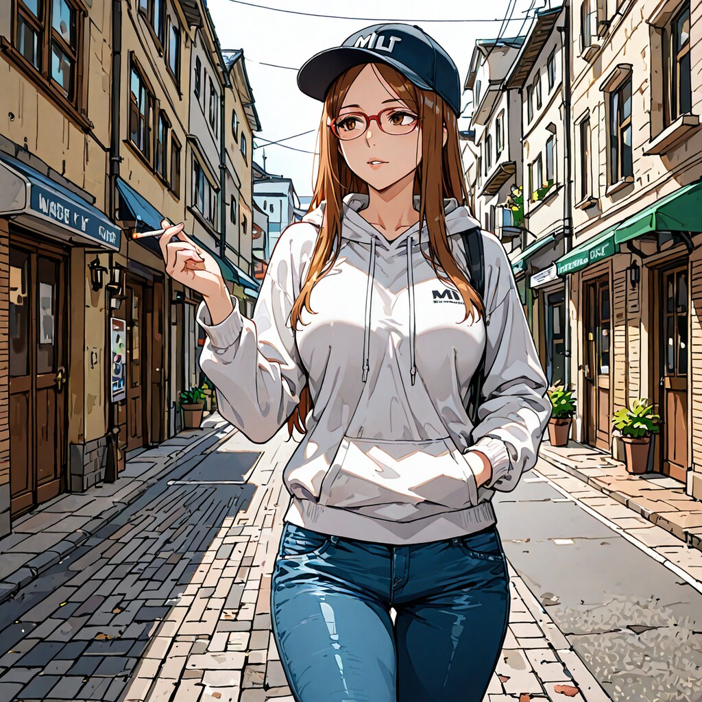 くつろぐ中年女