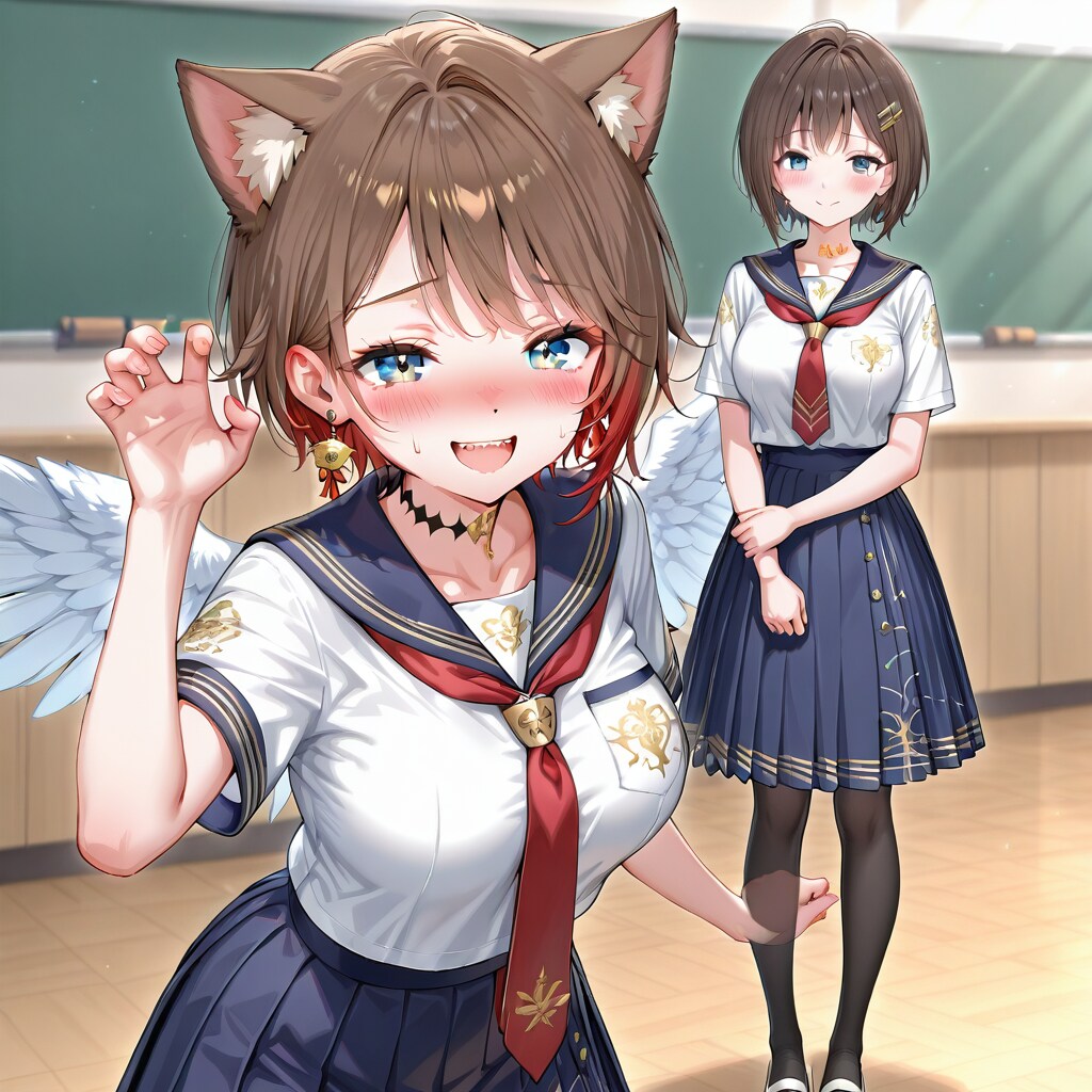 「に、にゃ～…///」