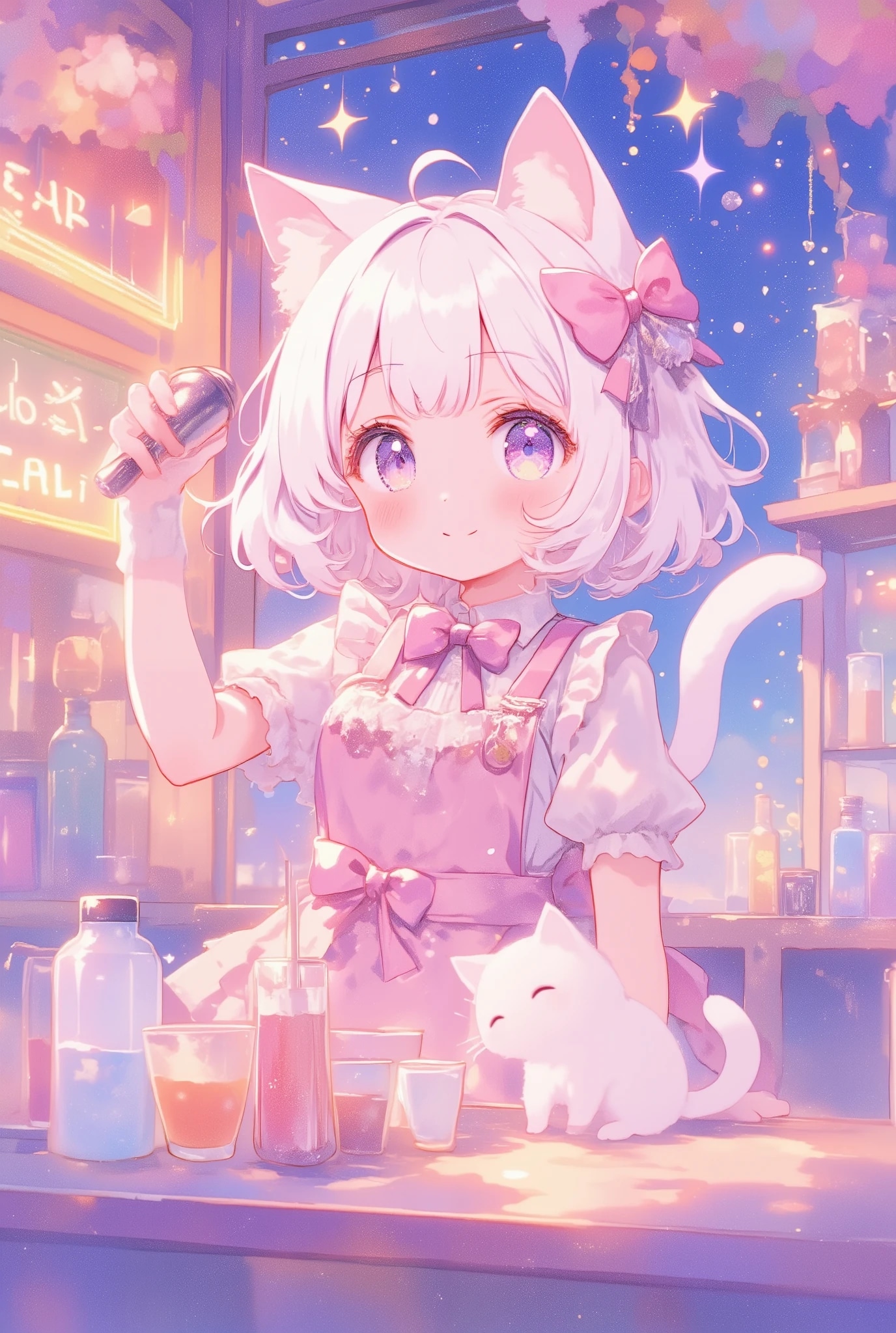 フリフリねこちゃんバー