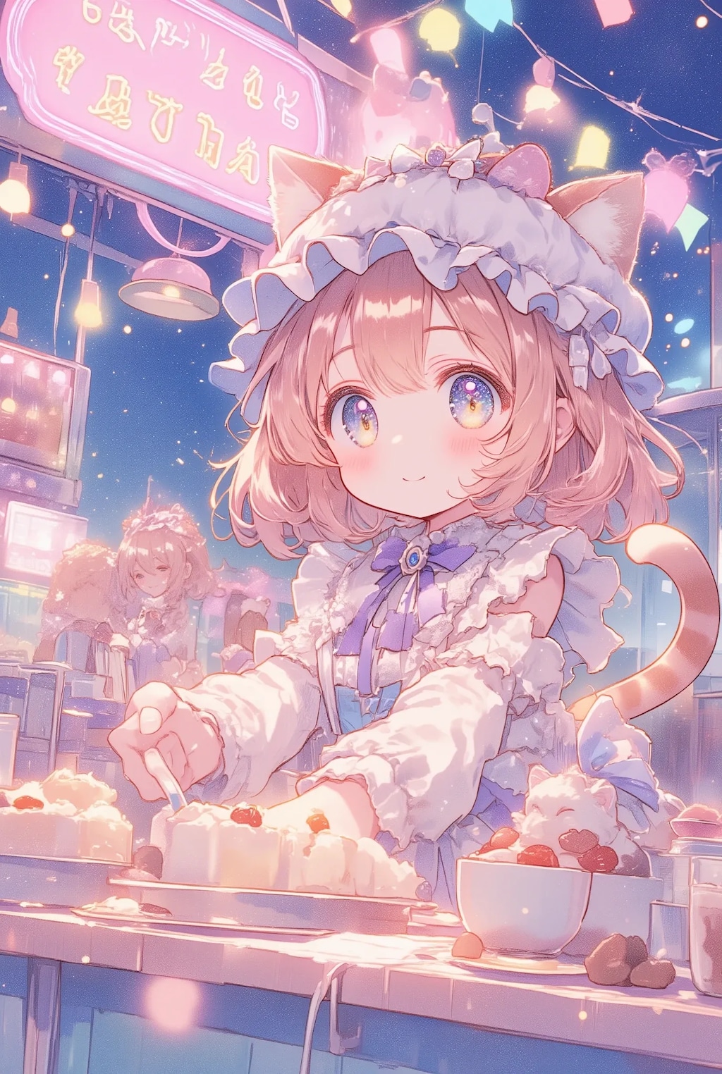 フリフリねこちゃんバー