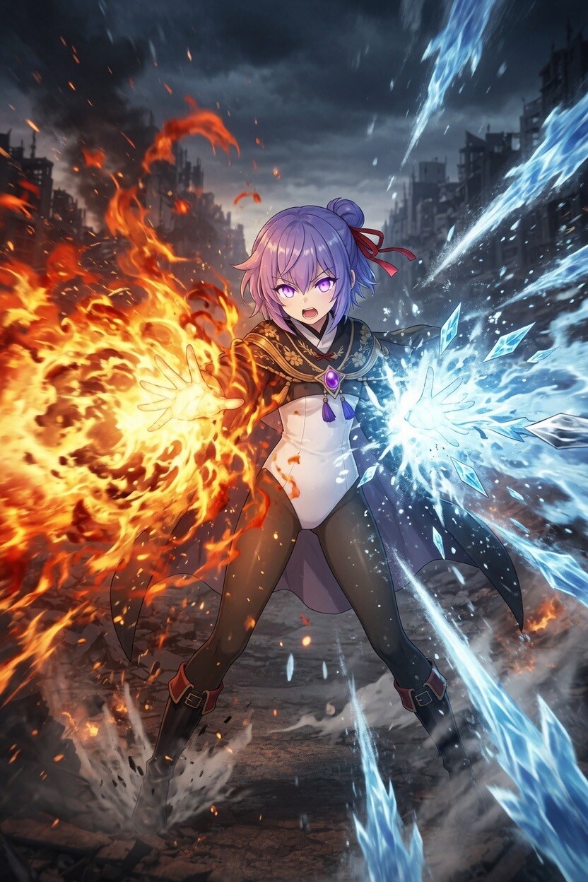 炎と氷の魔法