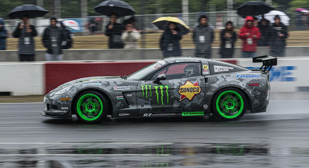 モンスターエナジーコルベットのドリ車