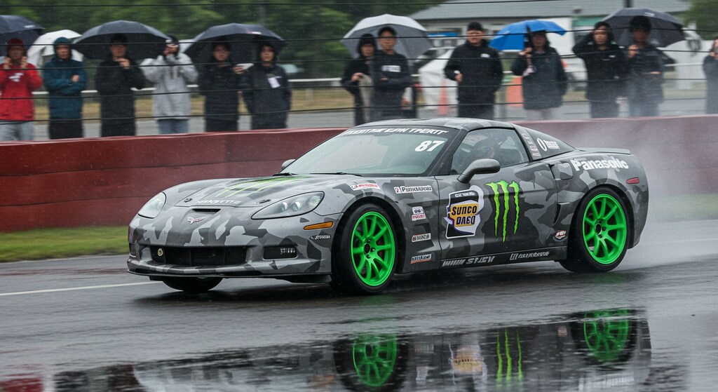 モンスターエナジーコルベットのドリ車