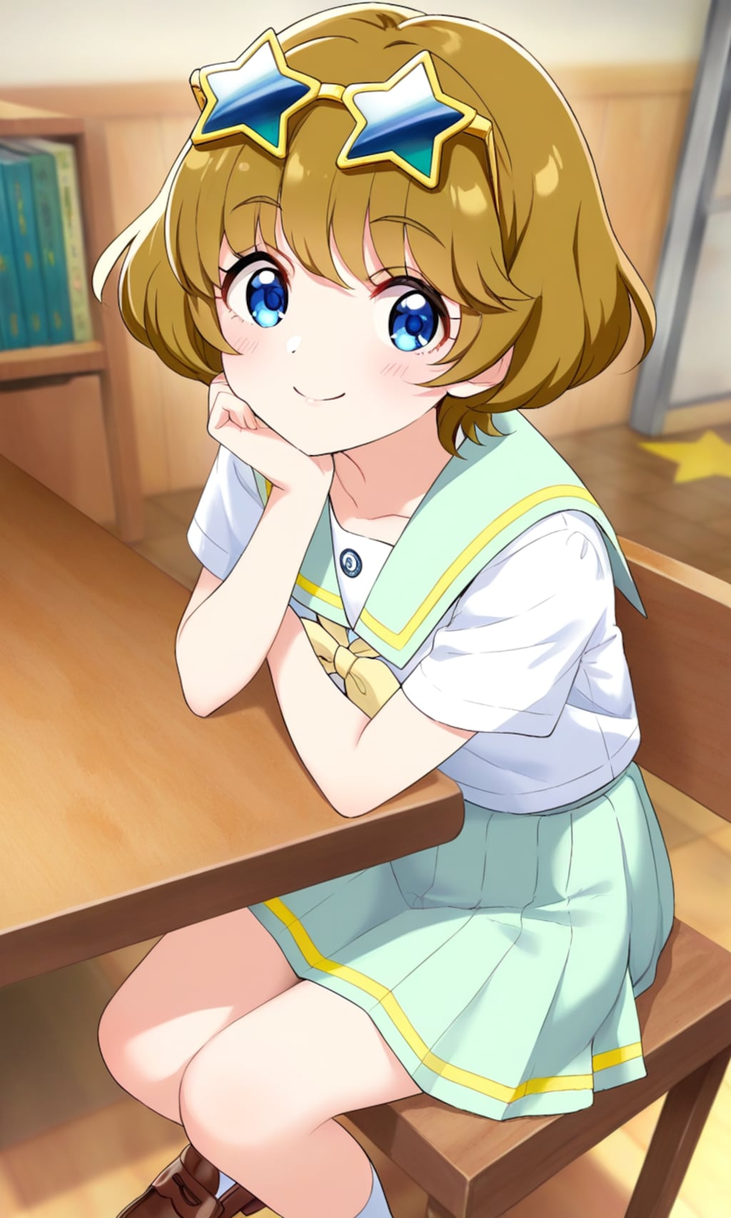 名探偵みのりん（眼鏡外すと美少女）。