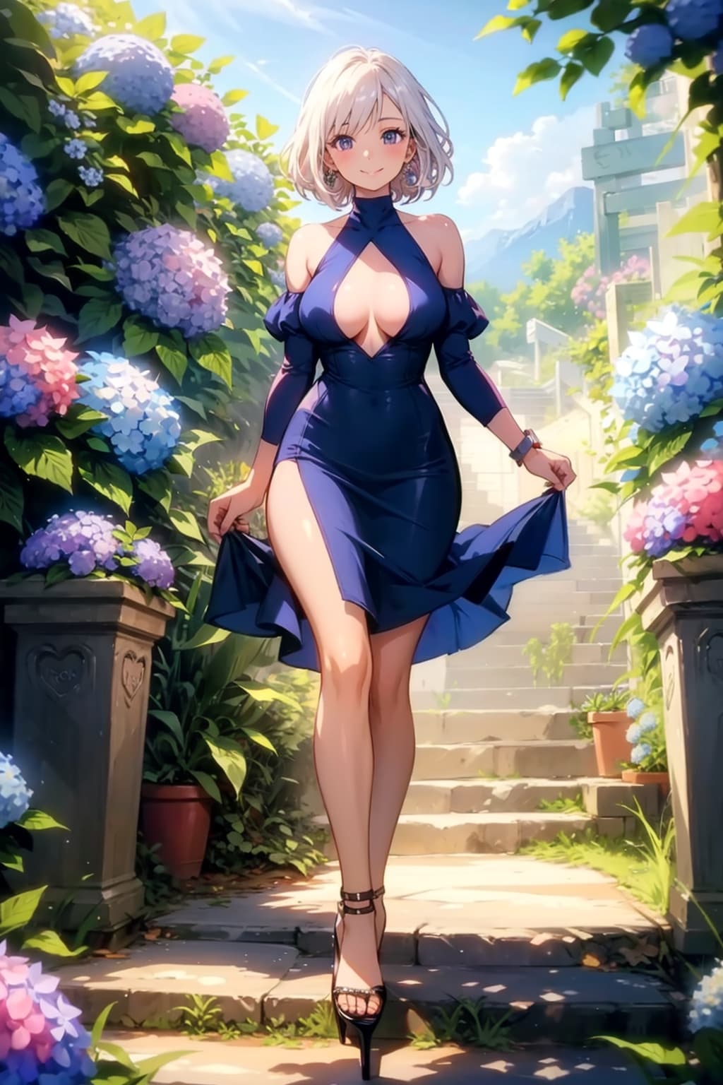 お散歩してますの