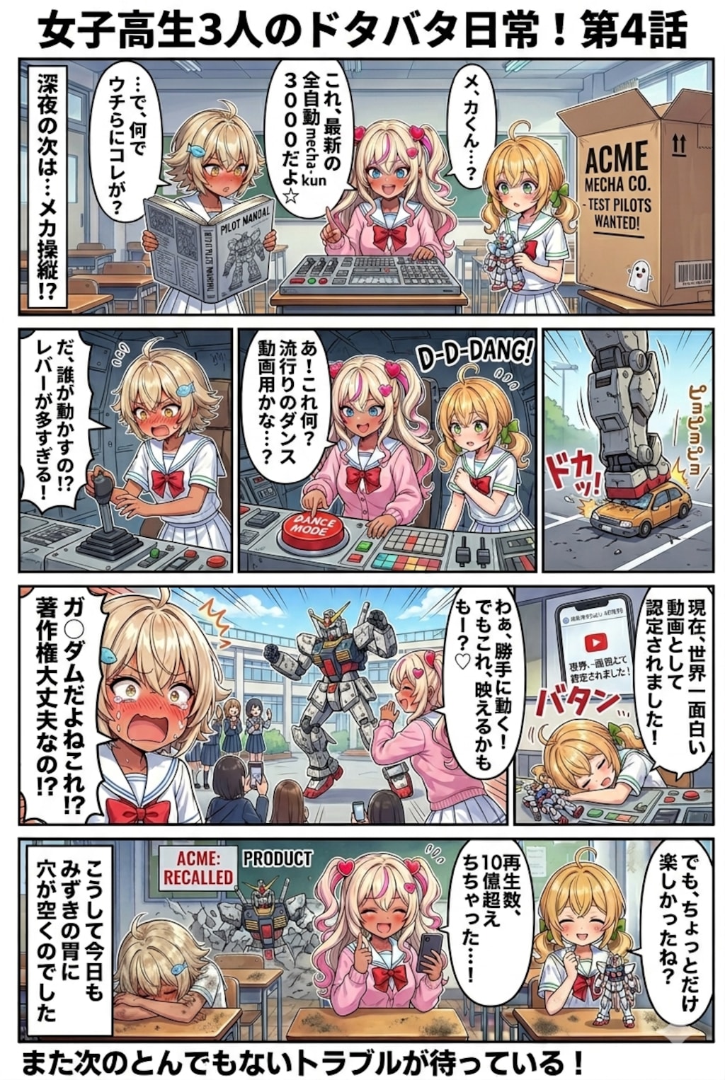 Geminiにマンガ描かせてみた４