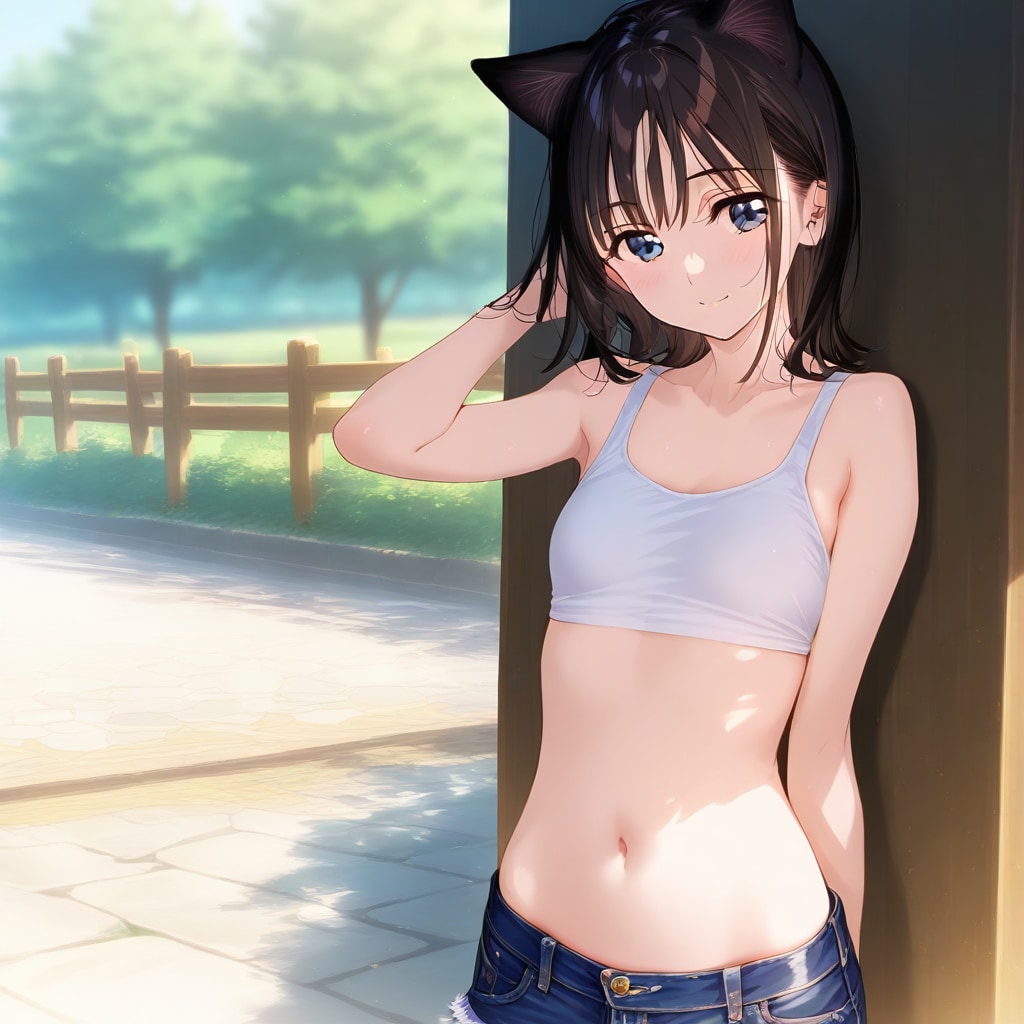 ケモミミさんと夏の朝