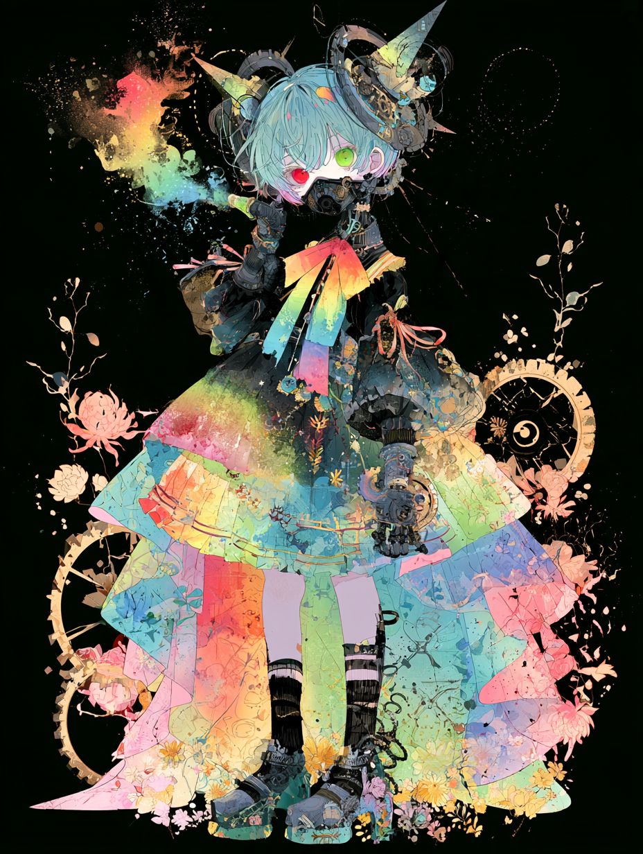 女の子と歯車 | の人気AIイラスト・グラビア