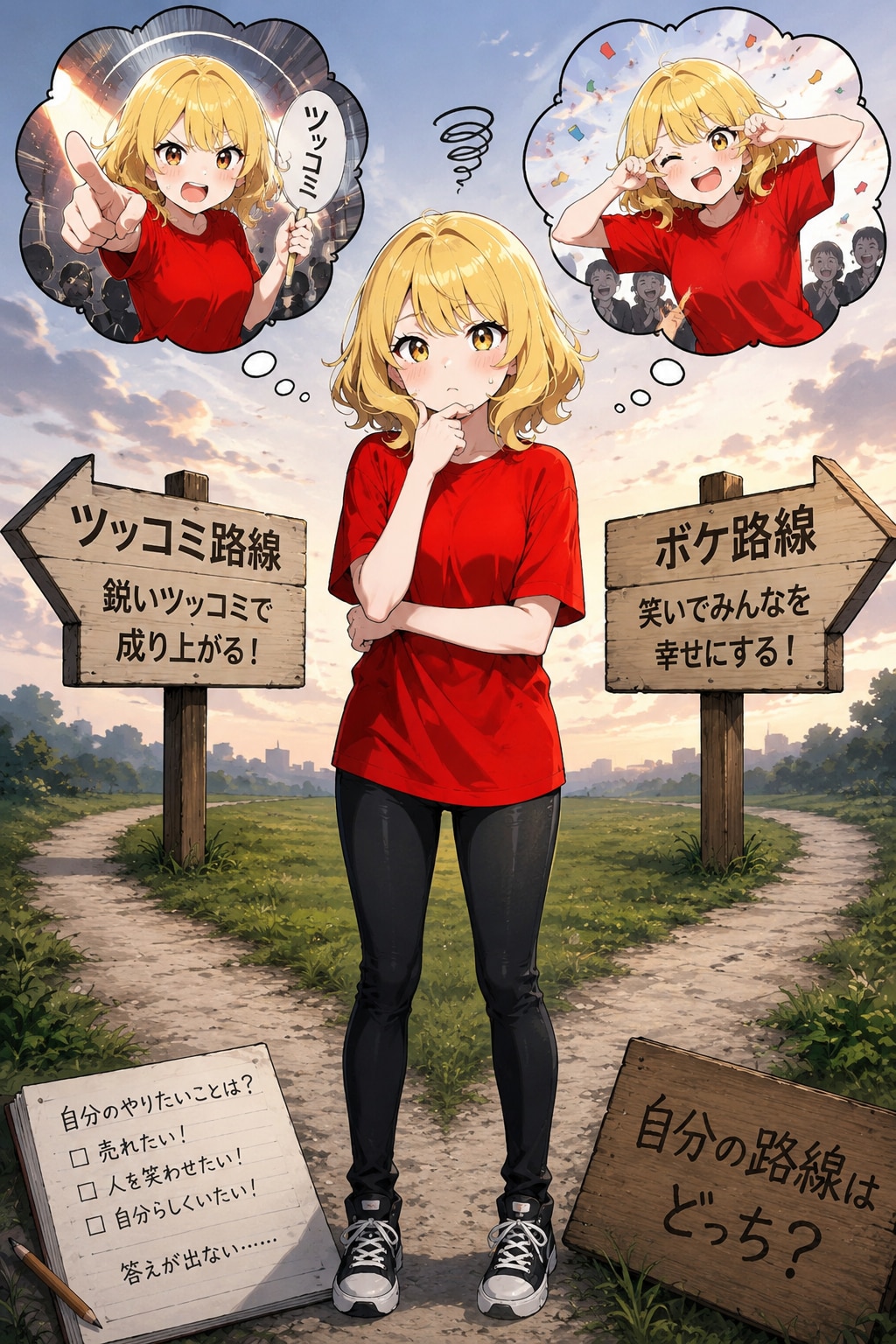 自分の路線に迷う湖夏