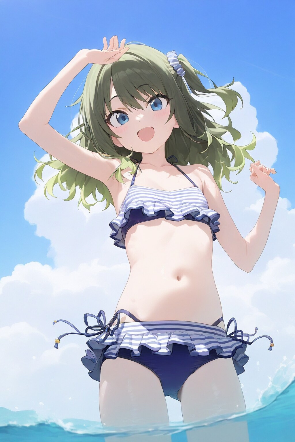 MESSちゃんと海