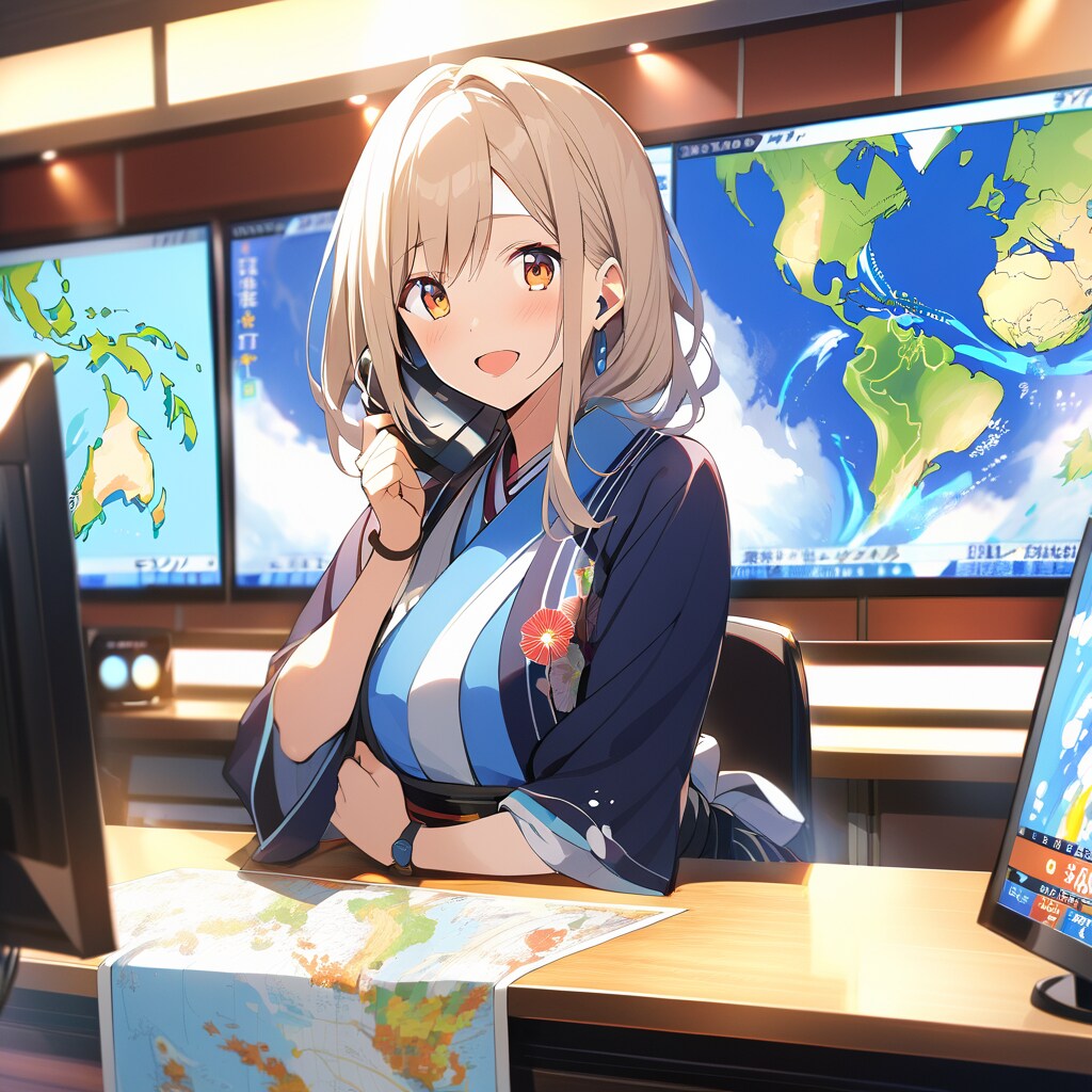 お天気キャスター……？