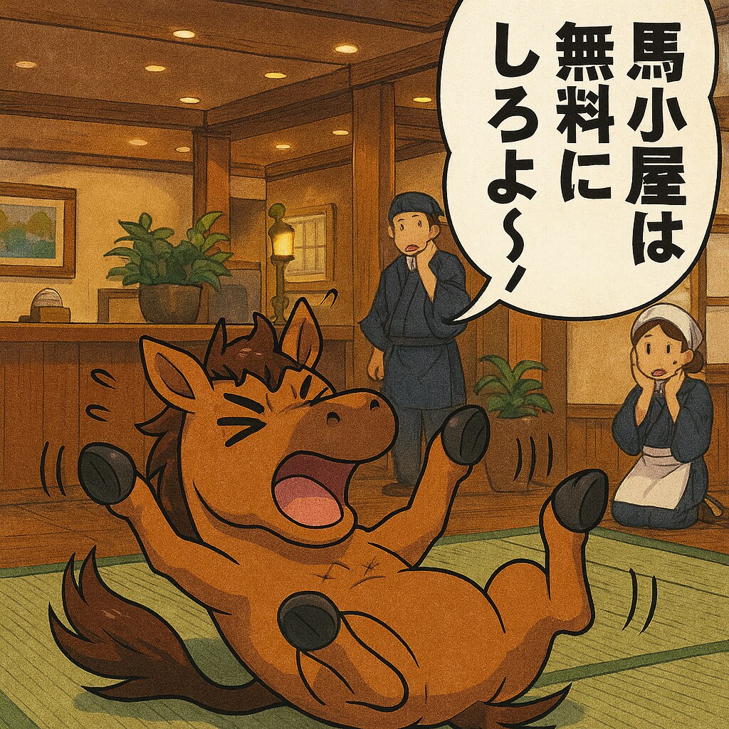 有料馬小屋に不満