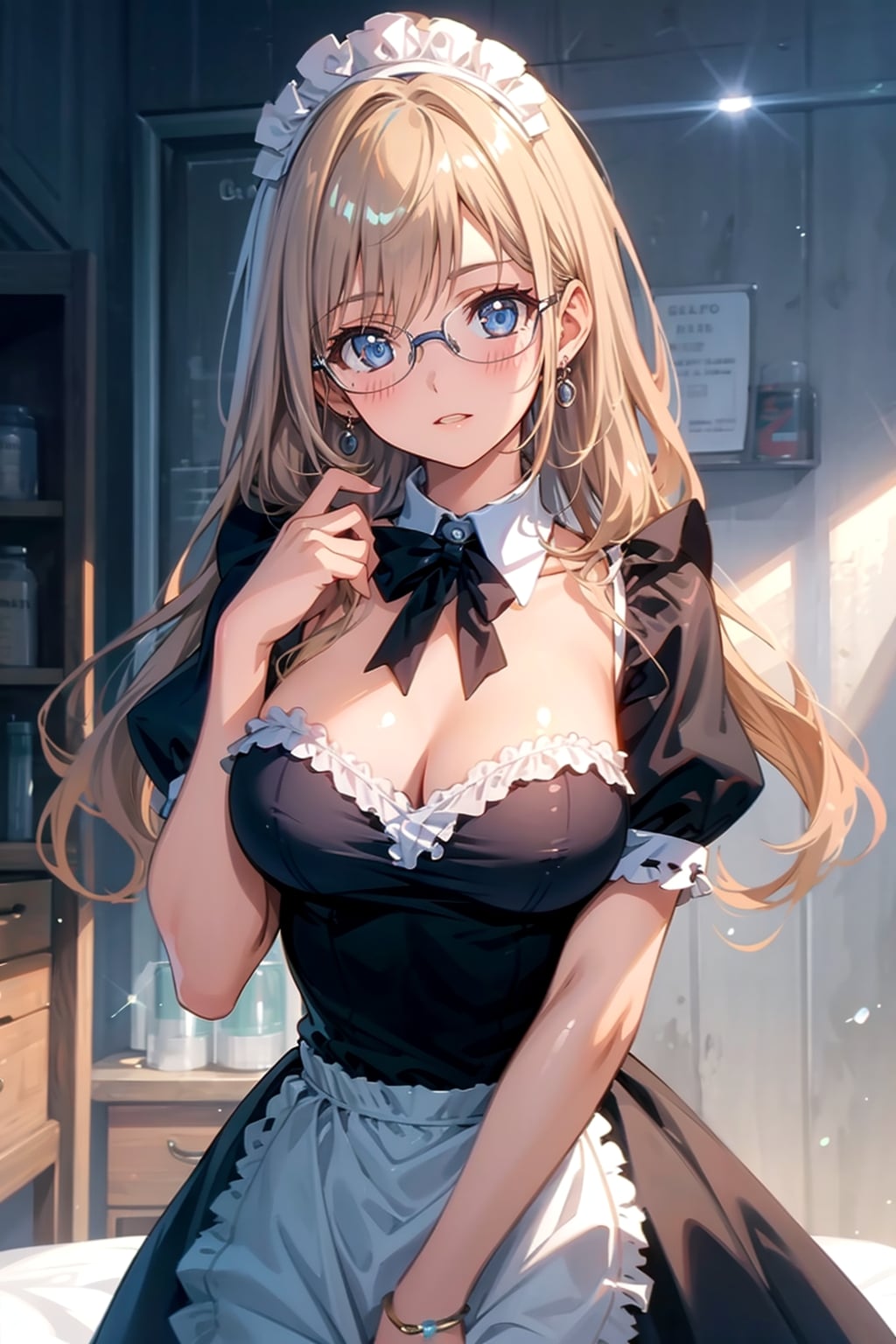 メガネ美少女メイド