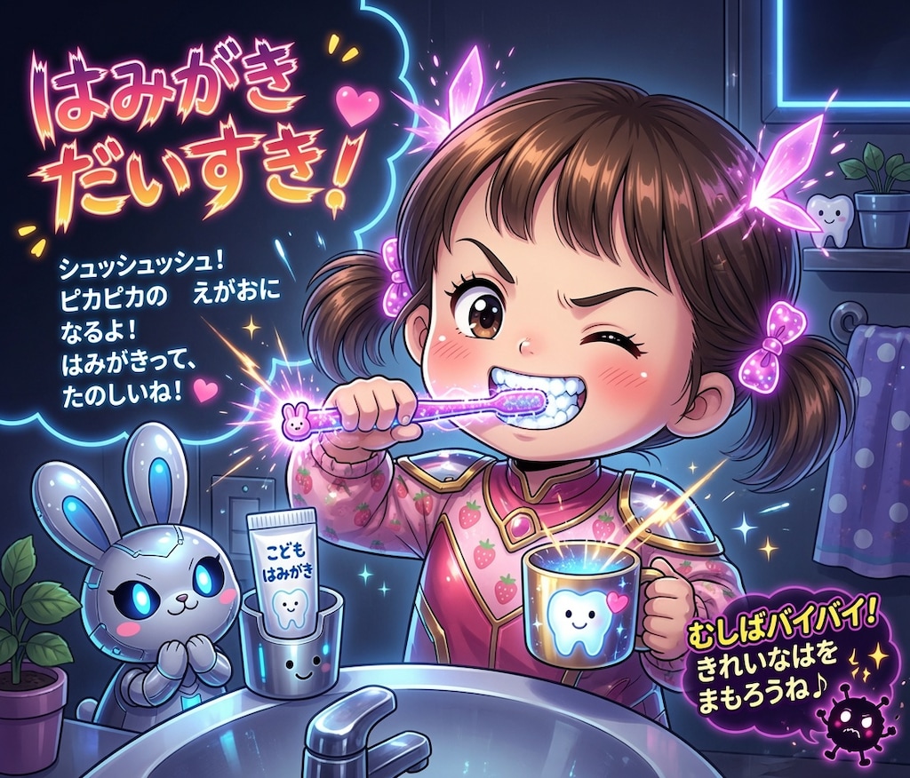 間違ったはみがき啓発ポスター