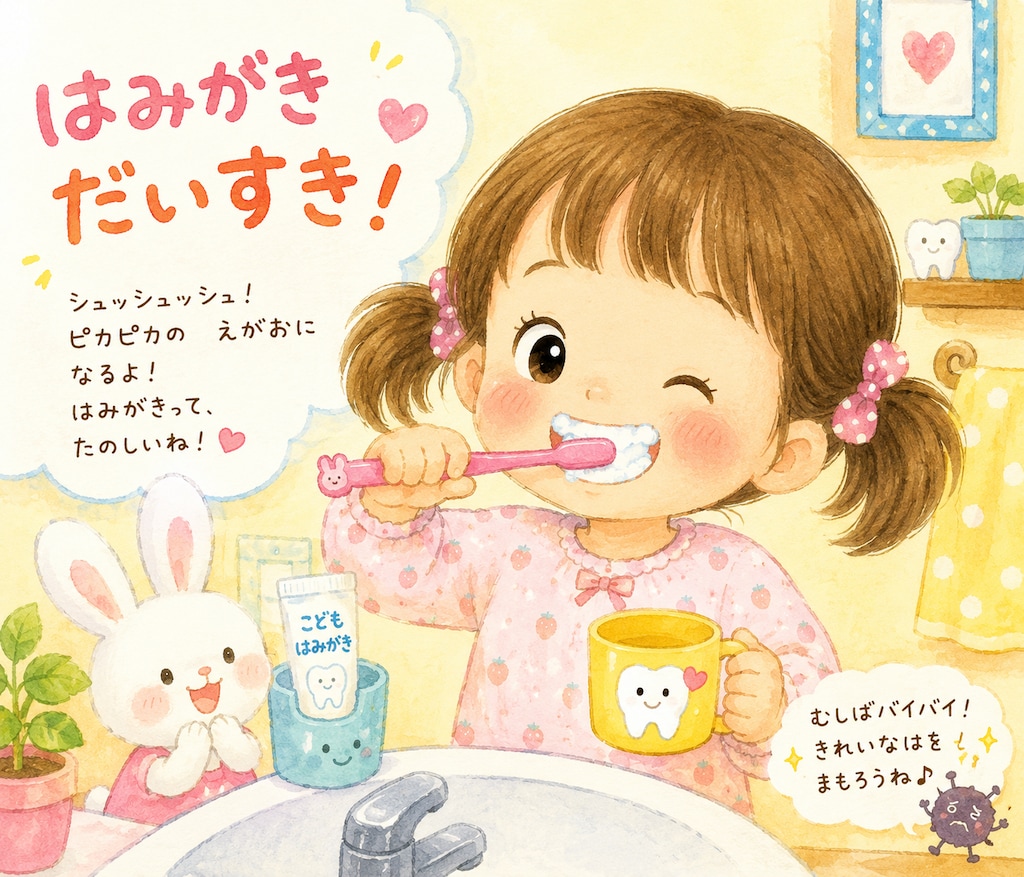 間違ったはみがき啓発ポスター