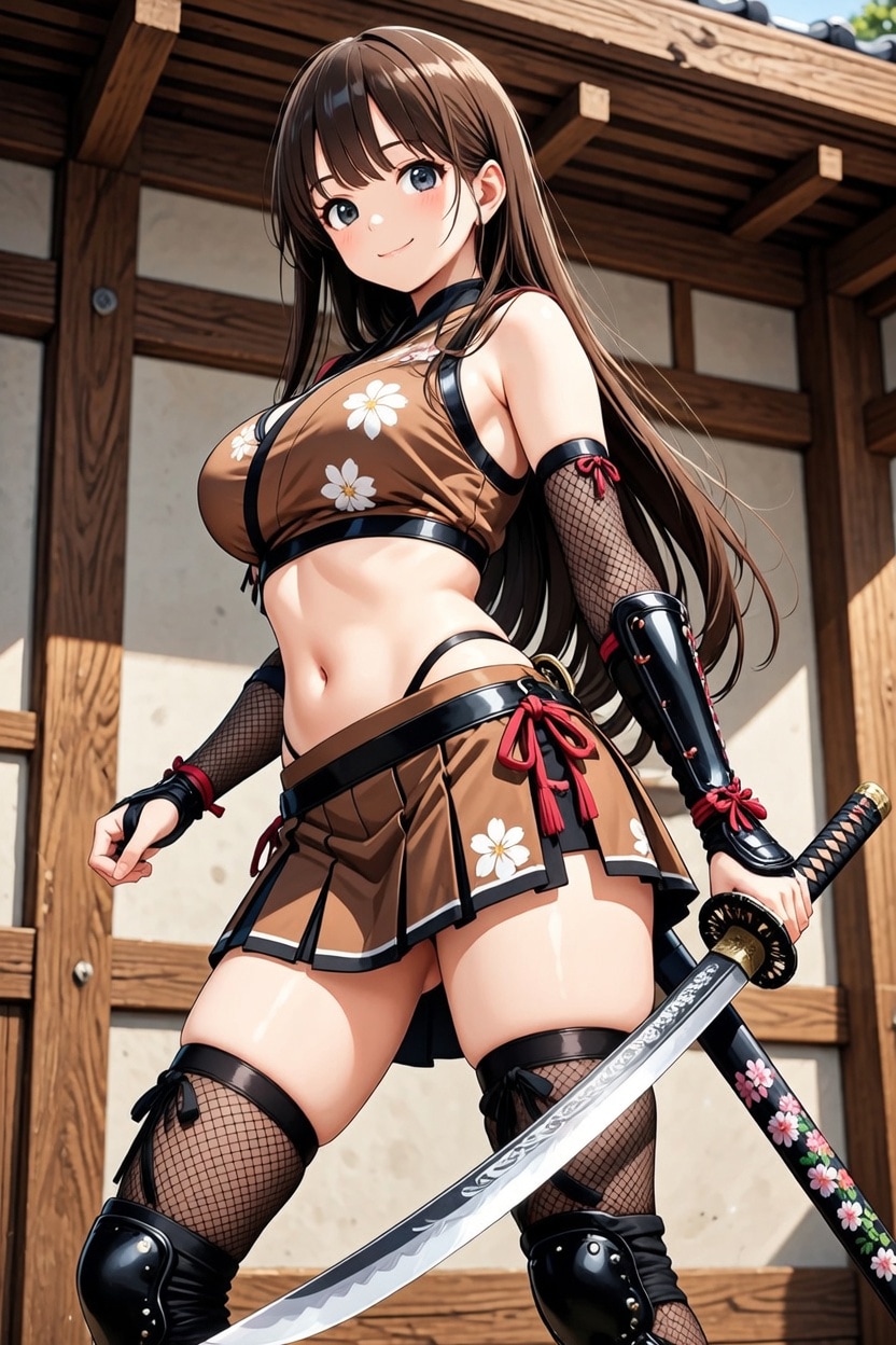 クノイチな宣子ちゃん | の人気AIイラスト・グラビア