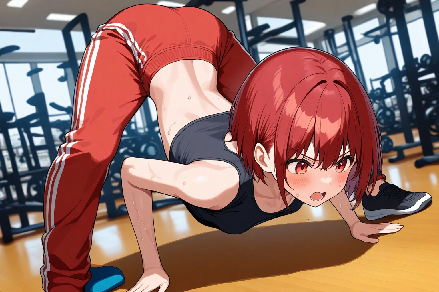 生駒のぞみ(マイキャラ) トレーニング中 | の人気AIイラスト・グラビア